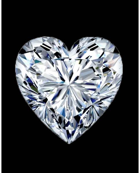 Shiv Bhavani Heart Shape Diamond